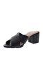 Ladies Mid Heel Sandals Black | Made In Brazil - 2