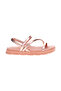 Ladies Flat Sandals Gold | Made In Brazil - 2