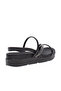 Ladies Low Heel/Wedge Comfort Sandals Black | Made In Brazil - 3