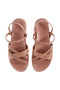 Ladies Flat Sandals Beige | Made In Brazil - 5