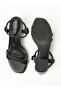 Ladies Mid Heel Sandals Black | Made In Brazil - 5