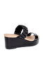 Ladies Wedge Sandals Black | Made In Brazil - 3