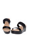 Ladies Wedge Sandals Black | Made In Brazil - 4