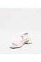 Pre Teen Girls Sandals With Back Strap White | Made In Brazil - 2