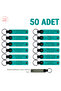 Exclusive for Guests, Dark Turquoise & Gray, Souvenir Keychain with Message for Circumcision Wedding Celebration Set of 50