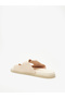 Ladies Flat Sandals Beige | Made In Brazil - 3