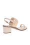 Ladies Low Heel Sandals Cream | Made In Brazil - 3