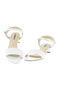 Ladies Mid Heel Sandals Off White | Made In Brazil - 4