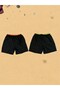 2 Pieces of Swim Shorts - 2 Pockets, Mesh Inside, Elastic Waist and Lacing Cord - 2
