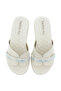 Ladies Flat Sandals Off White | Made In Brazil - 5