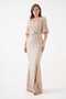 Sequin Half Sleeve Evening Dress - 3