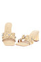Vizzano Ladies Mid Heel Sandals Yellow | Made In Brazil - 4