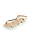 Ladies Flat Sandals Gold Pink | Made In Brazil - 2