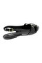 Ladies Sandals With Back Strap Black | Made In Brazil - 3