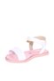 Pre Teen Girls Sandals With Back Strap White | Made In Brazil - 2