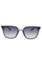 Geometric Gray Bone Frame Gray Glass Women Sunglasses Llt01 - 2