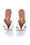 Vizzano Ladies Flat Sandals White | Made In Brazil - 5