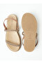 Ladies Sandals With Back Strap Gold | Made In Brazil - 5