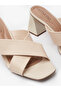 Ladies Low Heel Sandals Beige | Made In Brazil - 4