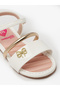 Girls Sandals With Back Strap White | Made In Brazil - 5