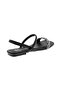 Ladies Sandals With Back Strap Black | Made In Brazil - 3