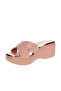 Ladies Wedge Sandals Nude | Made In Brazil - 2
