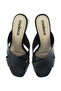 Ladies Mid Heel Sandals Black | Made In Brazil - 5
