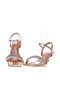 Vizzano Ladies Low Heel Sandals Gold | Made In Brazil - 4