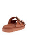 Vizzano Ladies Flat Sandals Brown | Made In Brazil - 3