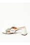 Vizzano Ladies Mid Heel Sandals White | Made In Brazil - 3