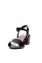 Ladies Mid Heel Sandals Black | Made In Brazil - 2