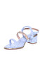 Ladies Mid Heel Sandals Jeans | Made In Brazil - 2