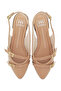 Ladies Sandals With Back Strap Nude | Made In Brazil - 5