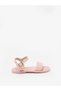 Girls Sandals With Back Strap Pink | Made In Brazil