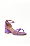 Vizzano Ladies Low Heel Sandals Purple | Made In Brazil