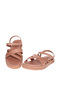 Ladies Flat Sandals Beige | Made In Brazil - 4