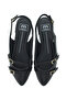 Ladies Sandals With Back Strap Black | Made In Brazil - 5