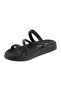 Ladies Flat Sandals Black | Made In Brazil - 2
