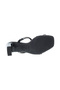 Ladies Mid Heel Sandals Crystal/Black | Made In Brazil - 5