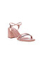Ladies Mid Heel Sandals Blue | Made In Brazil