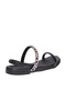 Ladies Low Heel Sandals Black | Made In Brazil - 3