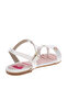Pre Teen Girls Sandals With Back Strap White | Made In Brazil - 3