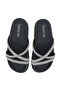 Ladies Flat Sandals Black | Made In Brazil - 5
