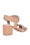 Ladies Mid Heel Sandals Beige | Made In Brazil - 3