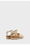 Junior Girls Sandals Beige | Made In Brazil - 2