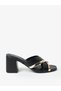 Ladies Party Sandals Black/Golden | Made In Brazil