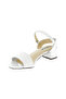Ladies Mid Heel Sandals Off White | Made In Brazil - 2