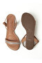 Ladies Sandals With Back Strap Nude | Made In Brazil - 5