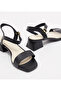 Pre Teen Girls Sandals With Back Strap Black | Made In Brazil - 4