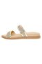 Ladies Flat Sandals Golden | Made In Brazil - 3